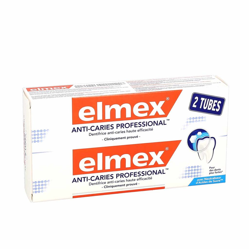 Elmex Anti Caries Professional Dentifrice Lot De Tubes La