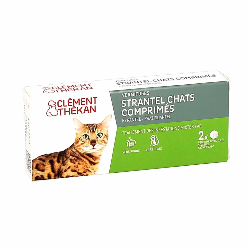 Cl Ment Thekan Strantel Vermifuge Pour Chats Boite De Comprim S La