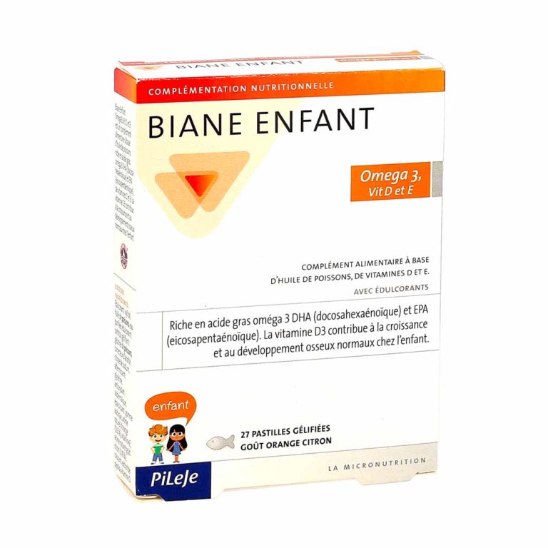 Pileje Biane Enfant Oméga 3-Vit D et E