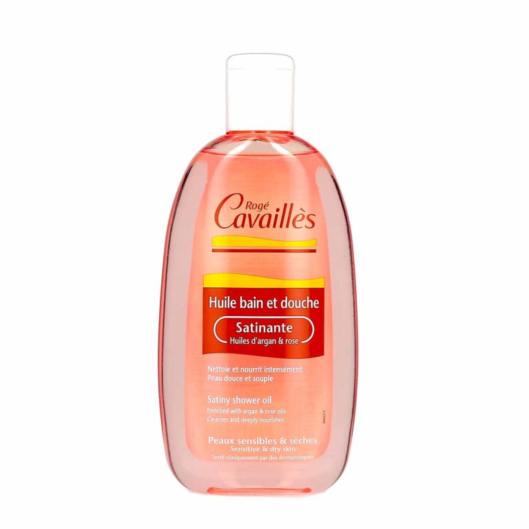 Rogé Cavaillès Huile de Douche Satinante Huile d'Argan et Rose