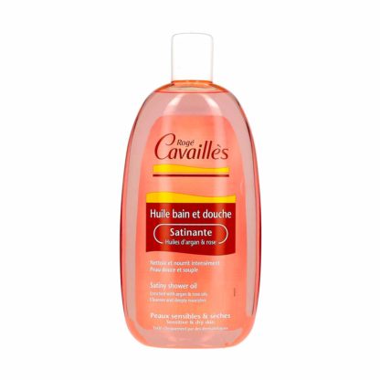 Rogé Cavaillès Huile de Douche Satinante Huile d'Argan et Rose
