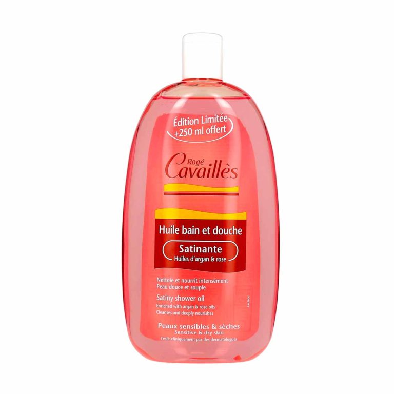Rogé Cavaillès Huile de Douche Satinante Huile d'Argan et Rose