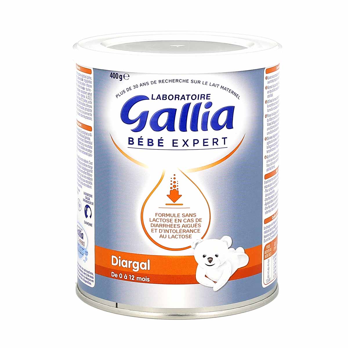 Gallia Expert Bébé Diargal Lait sans lactose - De 0 à 12 mois