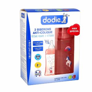 Dodie Biberon Anti-Colique Initiation+ 270ml Col Large Débit 2