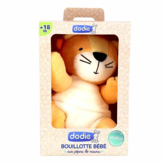 Dodie Bouillotte Lion Bébé aux Pépins de Raisins 18 mois et +