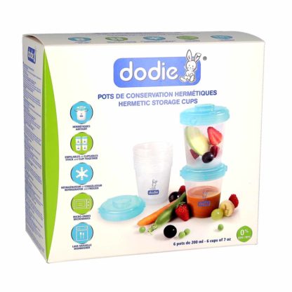 Dodie Pots de Conservation Hermétiques 6x200ml