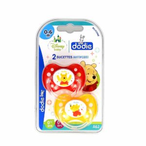 Dodie Sucette Anatomique Silicone 0-6 mois Winnie L'Ourson A62