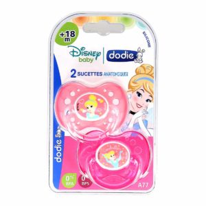 Dodie Sucette Anatomique Silicone +18 mois Cendrillon A77