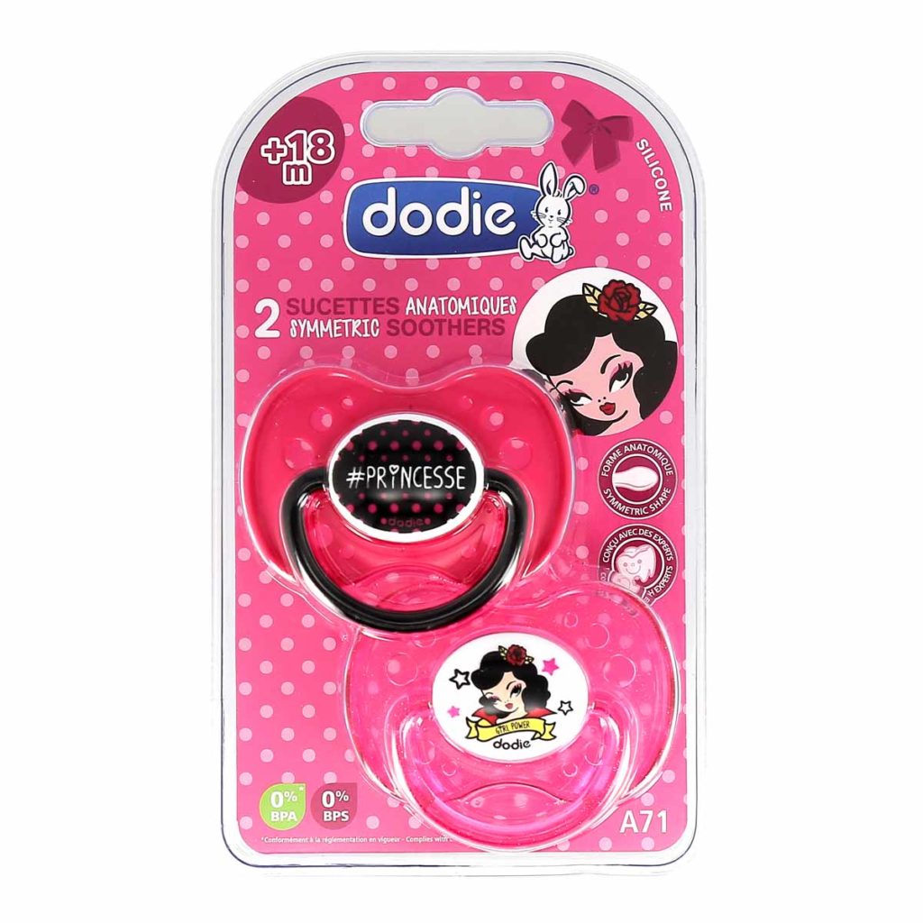 Suavinex Boîte à Sucettes Duo - Gris - Range 2 Sucettes - Accrochable Poussette