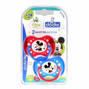 Dodie Sucette Anatomique Silicone +18 mois Mickey A65