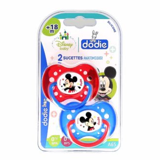 Dodie Sucette Anatomique Silicone +18 mois Mickey A65