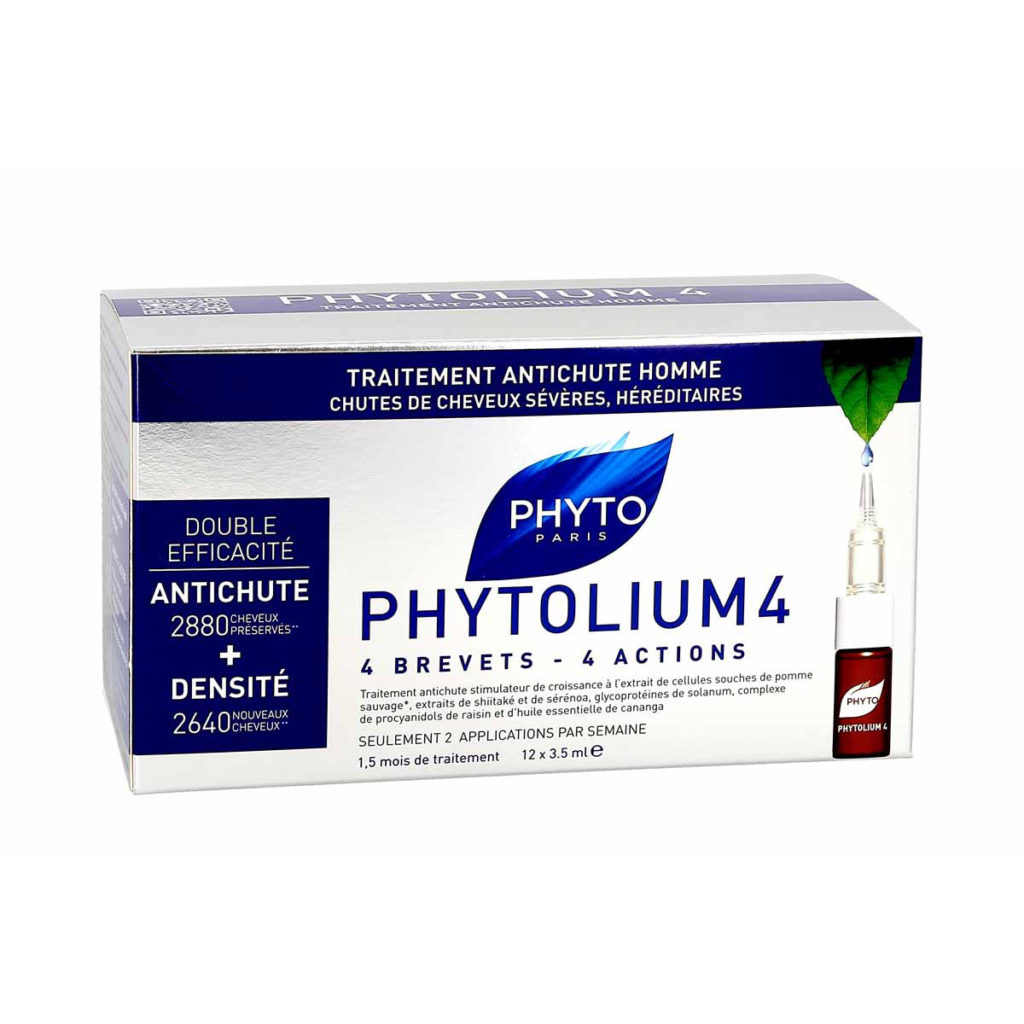 Phytolium 4 Traitement Anti-chute Homme, Chutes de cheveux sévères