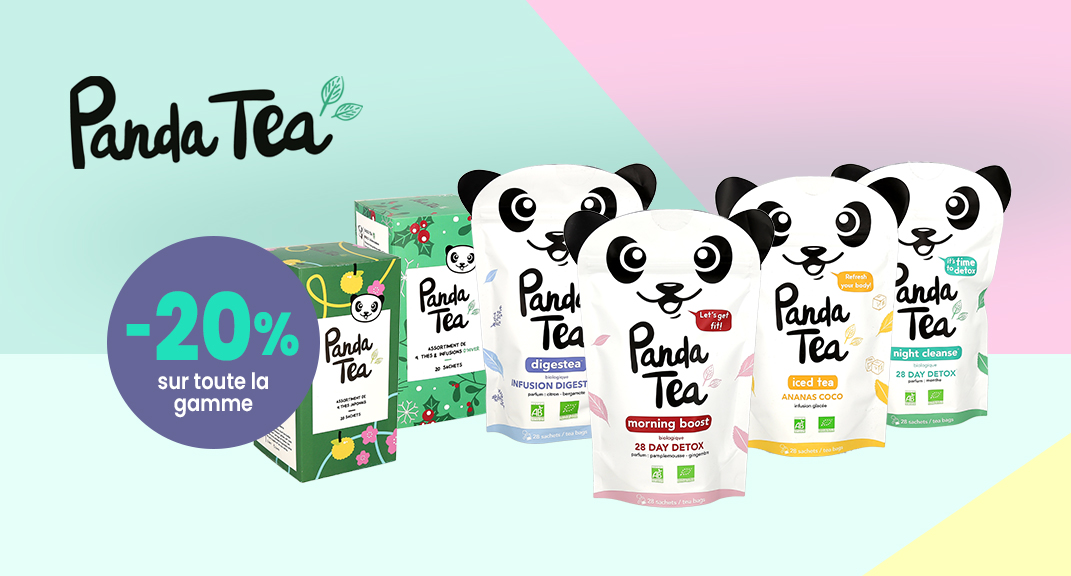 Craquez pour Panda Tea avec 20% de réduction