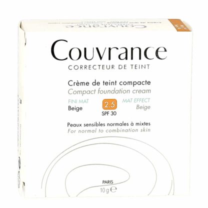 Avène Couvrance Crème de Teint Compacte Fini Mat Beige