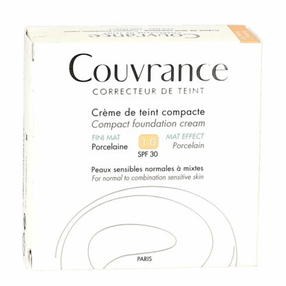 Avène Couvrance Crème de Teint Compacte Fini Mat Porcelaine
