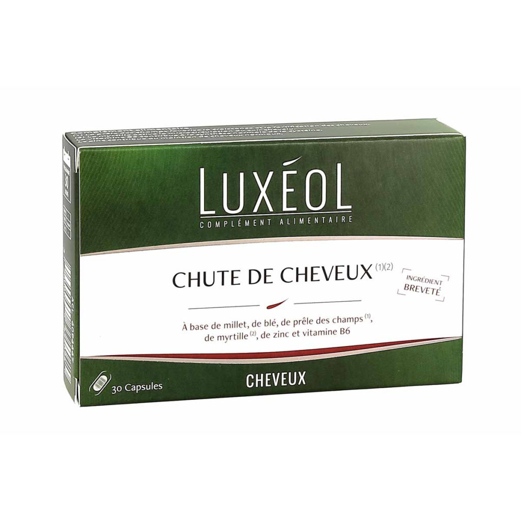 Luxéol Chute de Cheveux, boîte de 30 capsules La Pharmacie de Pierre