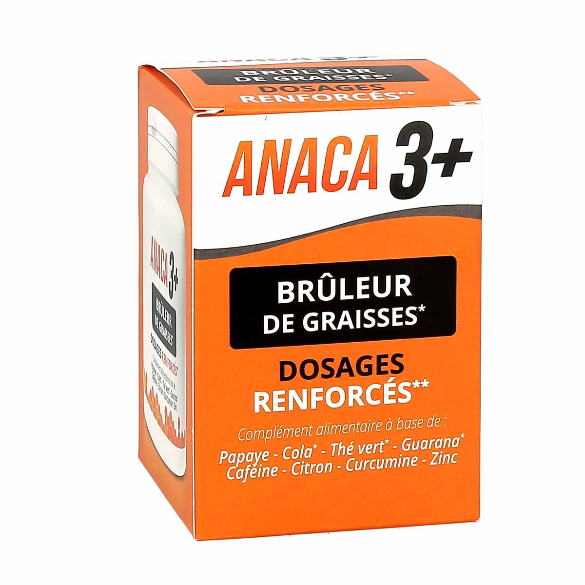 Anaca 3+ Brûleur de Graisses, Dosages Renforcés, 1 boite de 120 gélules -  La Pharmacie de Pierre