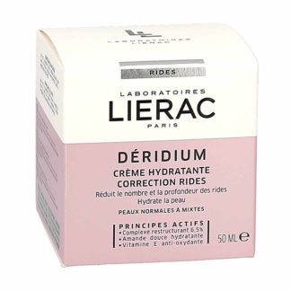 Lierac Déridium Crème Hydratante Correction Rides Peaux Normales à Mixtes