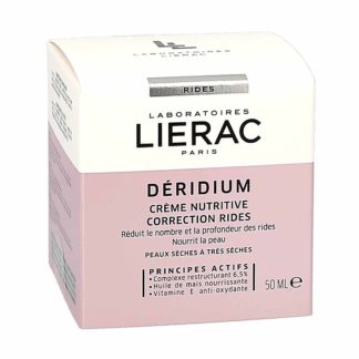 Lierac Déridium Crème Nutritive Correction Rides Peaux Sèches à très sèches