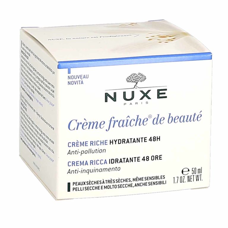 Nuxe Crème Fraîche de Beauté Crème Riche Hydratante Peaux Sèches