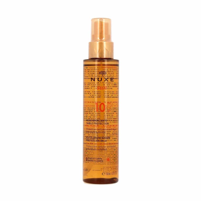 Nuxe Sun Huile Bronzante Visage et Corps SPF10