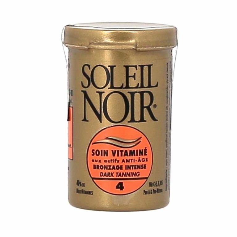 Soleil Noir Soin Vitaminé Bronzage Intense SPF 4