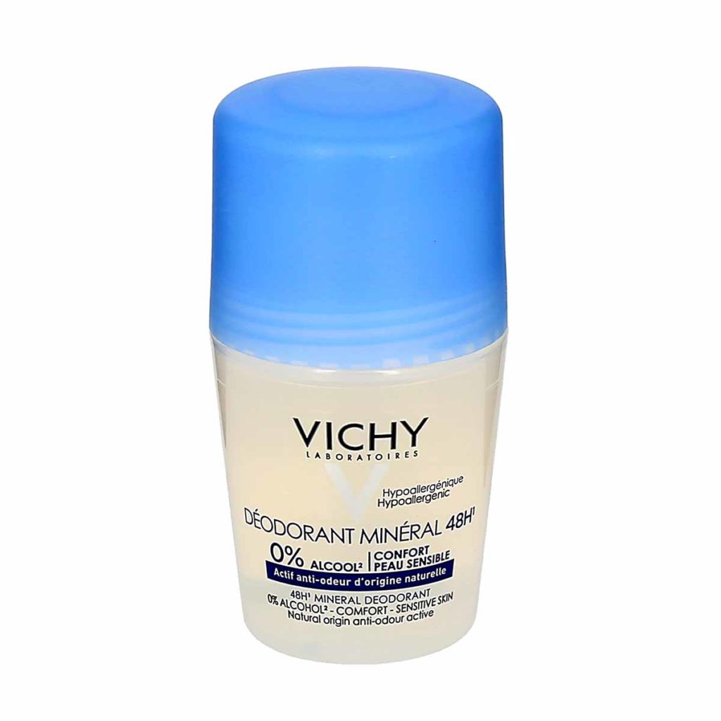 Vichy Déodorant Minéral 48H, rollon de 50ml La Pharmacie de Pierre