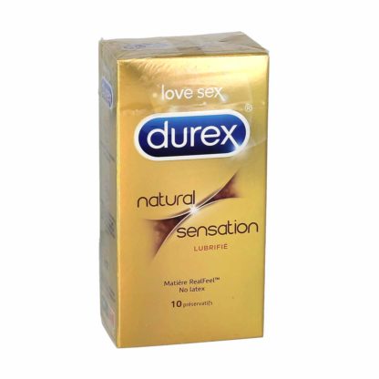 Durex Naturel Sensation Préservatifs Lubrifiés