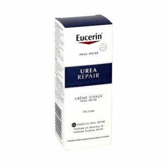 Eucerin UreaRepair Crème Visage Peau Sèche 5% d'Urée