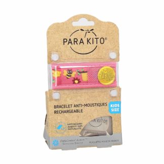 Parakito Bracelet Kids Anti-Moustiques Rechargeable et 2 plaquettes