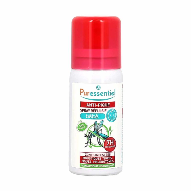 Puressentiel Anti-Pique Spray Répulsif Bébé, spray de 60ml - La