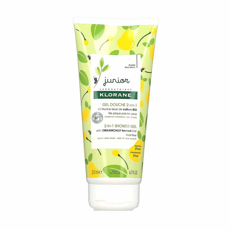 Klorane Junior Gel Douche 2 en 1 Corps et Cheveux à la Poire