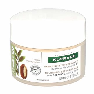 Klorane Masque Nutrition et Réparation au Beurre de Cupuaçu Bio
