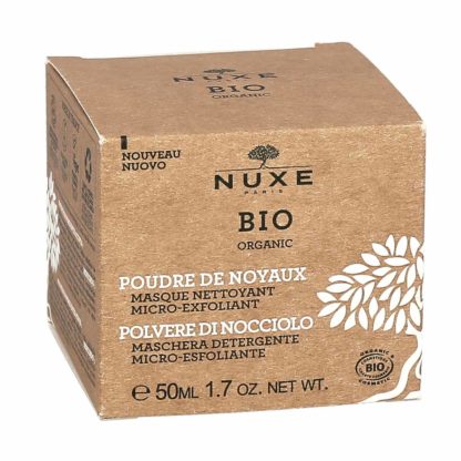Nuxe Bio Organic Poudre de Noyaux Masque Nettoyant Micro-Exfoliant