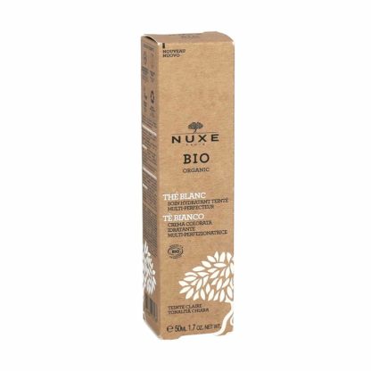 Nuxe Bio Organic Thé Blanc Soin Hydratant Teinté Multi-Perfecteur Teint Claire