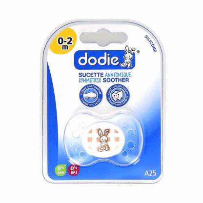 Dodie Sucette Anatomique Silicone 0-2 mois Valentin A25