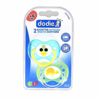Dodie Sucette Anatomique Silicone +6 mois Ananas/tortue A13