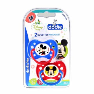Dodie Sucette Anatomique Silicone +6 mois Mickey A63