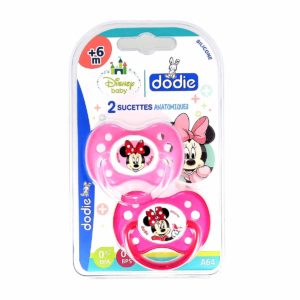 Dodie Sucette Anatomique Silicone +6 mois Minnie A64