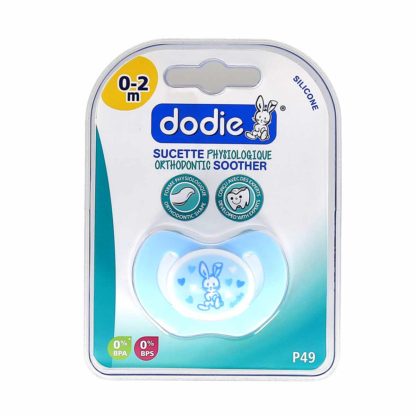 Dodie Sucette Physiologique Silicone 0-2 mois Valentin P49