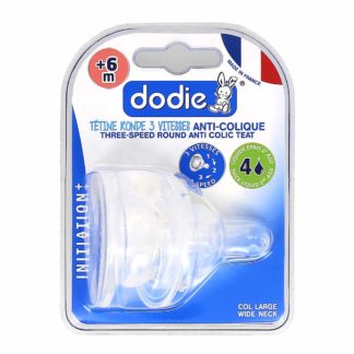 Dodie Tétines Initiation+ Silicone Col Large +6 mois