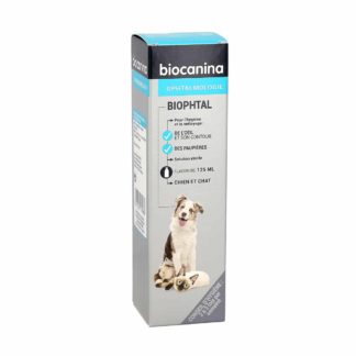 Biocanina Biophtal Nettoyage des Yeux pour Chiens et Chats