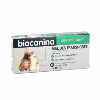 Biocanina Mal Des Transports Chiens et Chats