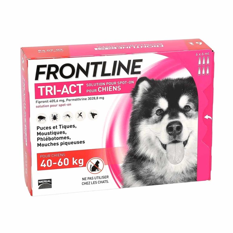 Frontline Tri-Act Solution pour Spot-On Chiens de 40-60kg