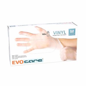 Evocare Gants Vinyle Non Poudrés Taille M