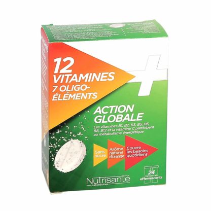 Nutrisanté Action Globale 12 Vitamines + 7 Oligo-Eléments