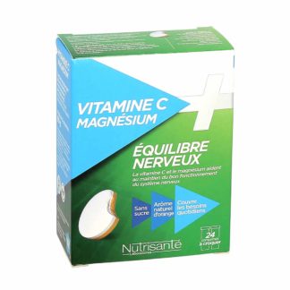 Nutrisanté Equilibre Nerveux Vitamine C + Magnésium