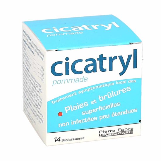 Cicatryl Pommade pour Plaies et Brûlures Superficielles, boite de 14 ...