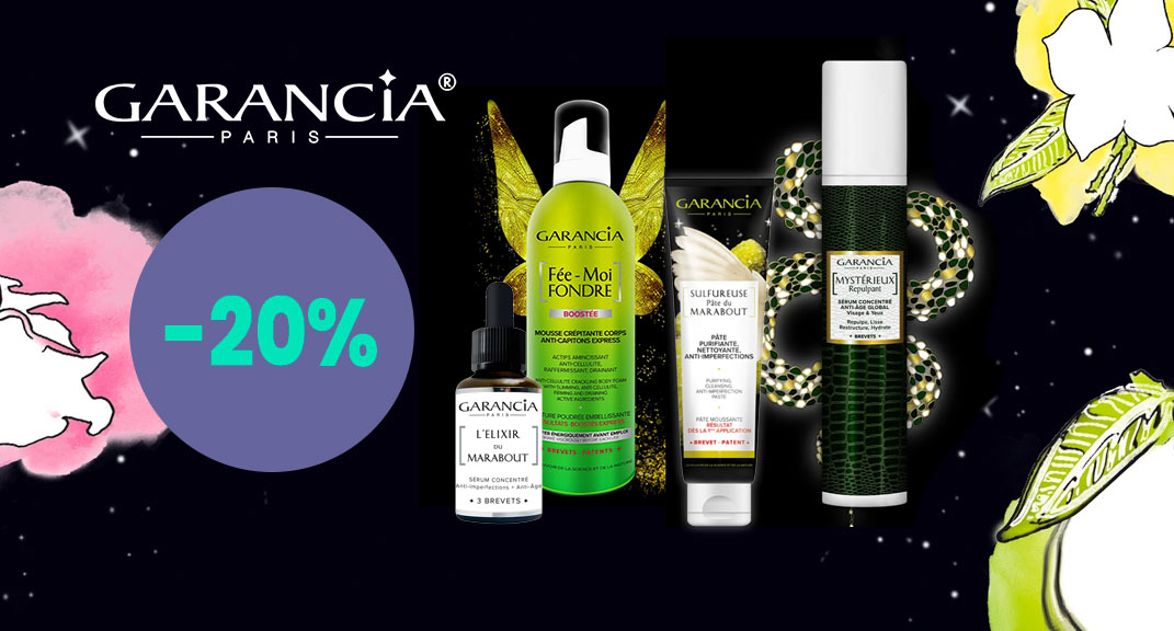 Promotion : La marque Garancia à -20%