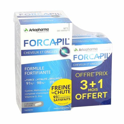 Arkopharma Forcapil Fortifiant Cheveux et Ongles